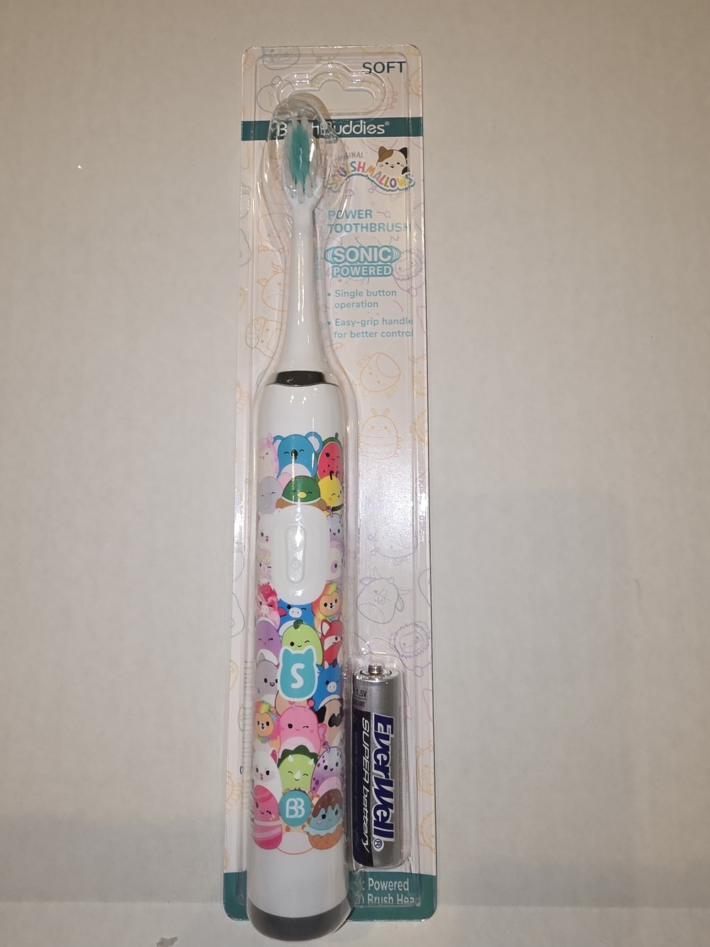 **5 for $20** Squishmellows Sonic Electric Toothbrush - NIB